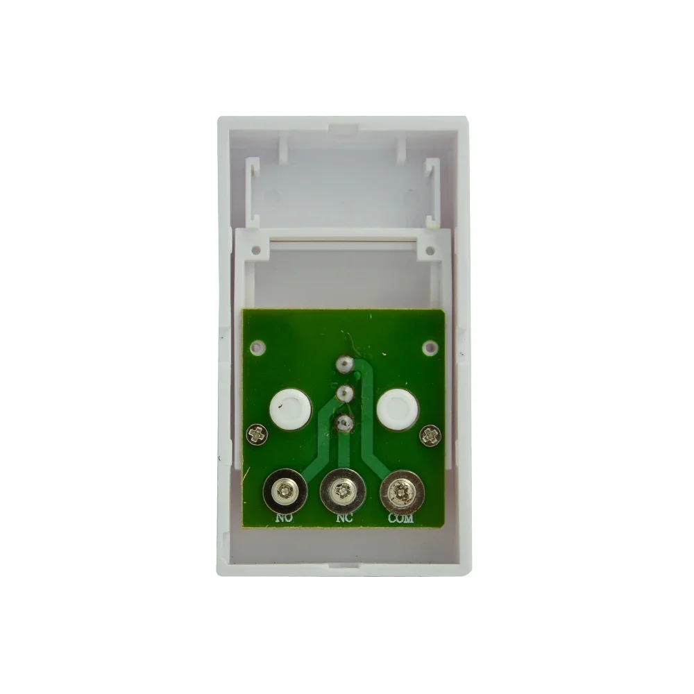 10 stuks kleine plastic schakelaar draad deurontgrendeling of nooddruk om deurknop te openen NO/NC droog contactsignaal