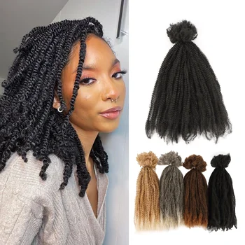 ערפיסט של האביב הענקני צמות סינתטי שיער חדש צמות סינתטי עבור סרוג קינקי הסיטונאי מתולתל