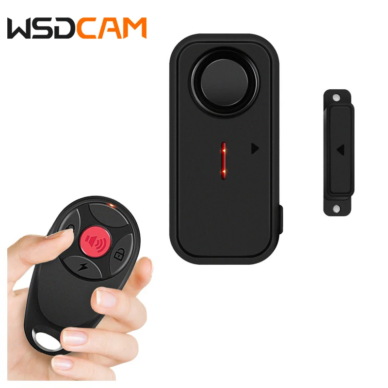 Wsdcam Window Monitor Burglar Anti theft Alarms Magnetic Sensor Doorbell Door Window Open Sensor Alarm 108dB