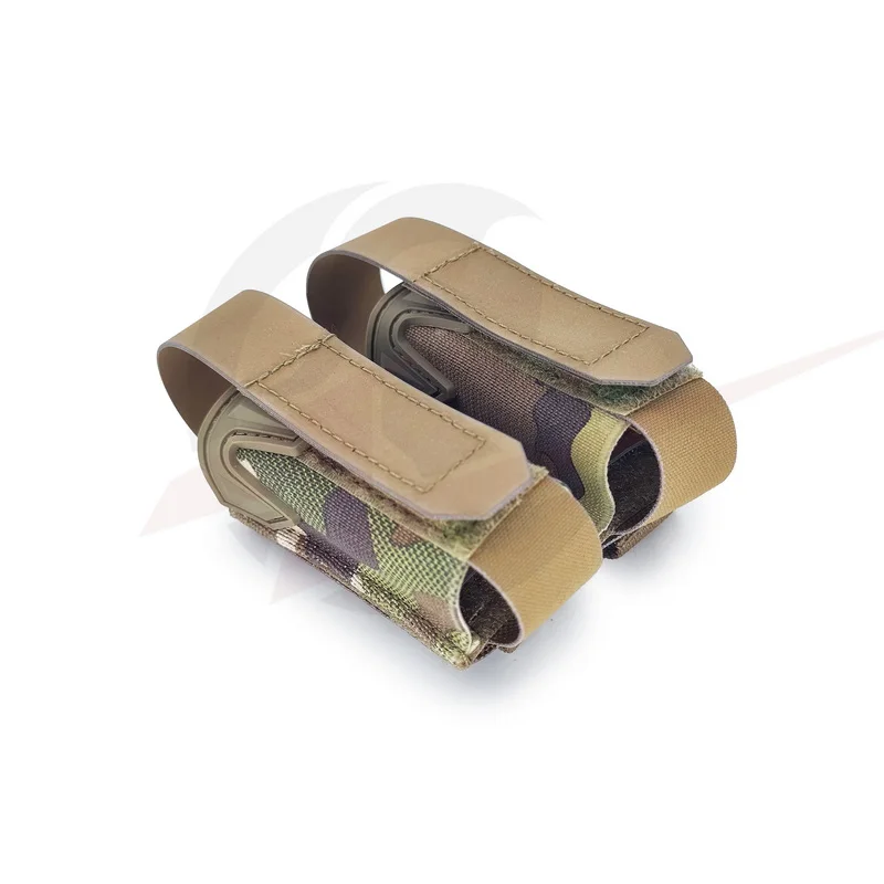 Bolsa táctica doble portarrevistas 9mm MOLLE para pistolas