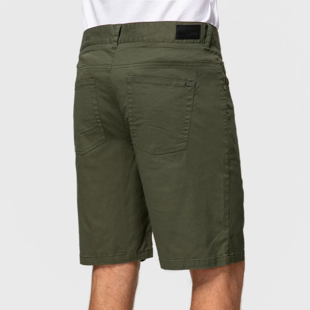 FASHIONSPARK-Calções Masculinos Essenciais para Trabalho com 5 Bolsos, Vestido de Golfe, Shorts Stretch Clássico, Leve, Chino Casual, 9\