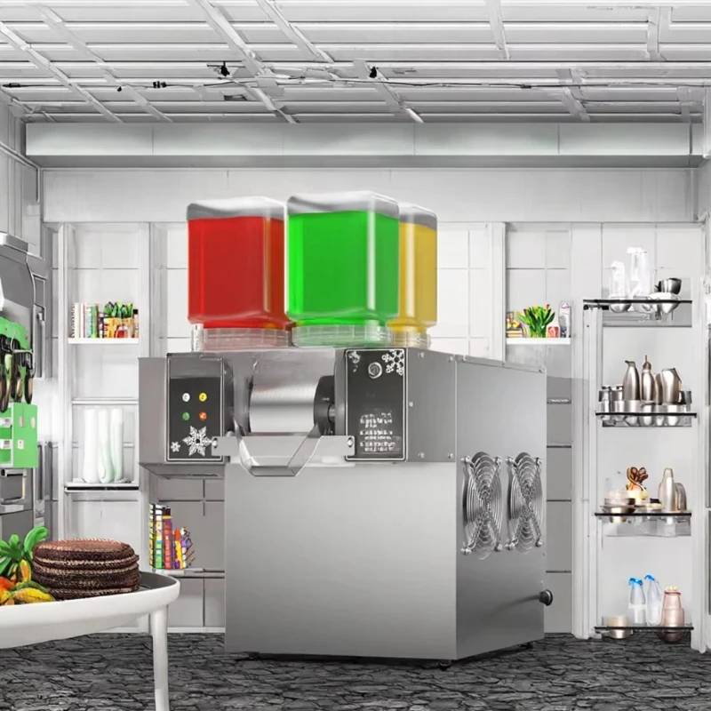 

Commercial hotel and household continuous snowflake shaver, stainless steel ice fringe manufacturer