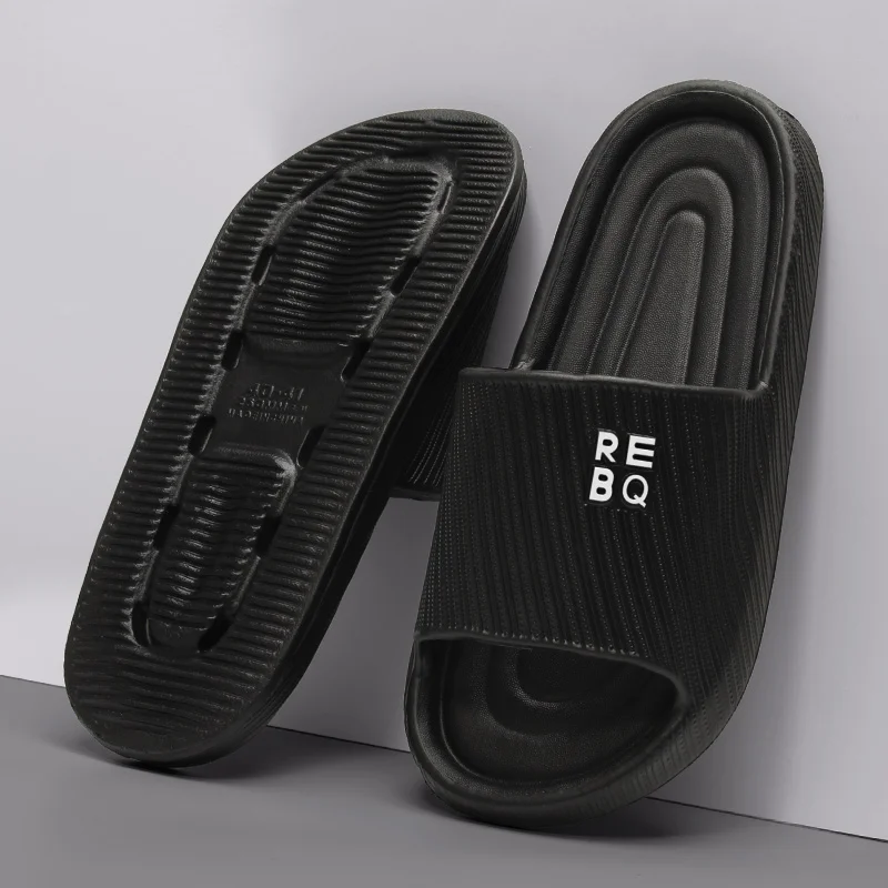 Men's Summer Anti-Slip Deodorant Slippers Trendy Outdoor Wearable Slippers for Men