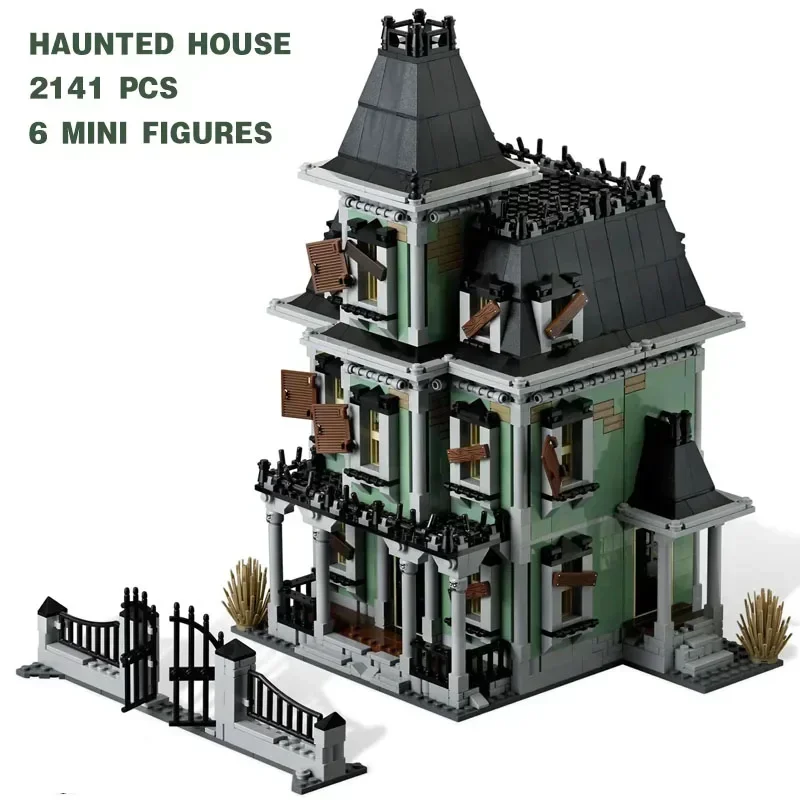 Monster Fighter Movie Series 10228 Haunted House Compatible16007 Building Blocks Bricks Birthday Christmas Toy Gift