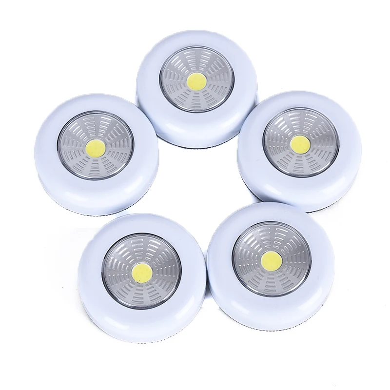 Lámpara de pared con Sensor de movimiento COB, luz LED nocturna para armario, dormitorio, Control táctil, 1 unidad