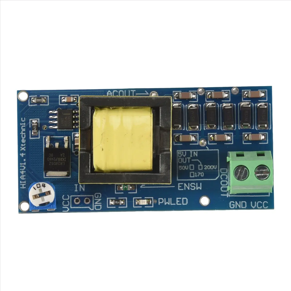 AA19 DC-DC Boost Converter Step Up to Output High Voltage 300V-1200V 400V 900V 1000V Adjustable Power PSU Module Board