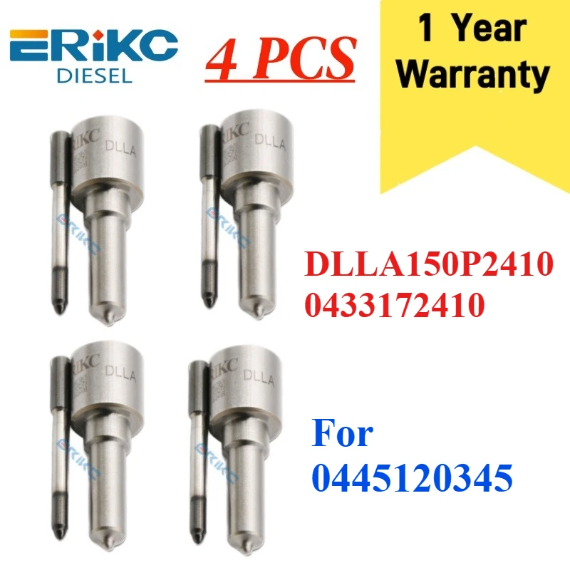 

Запасные части Common Rail Сопло DLLA150P2410 (DLLA 150 P 2410) Форсунка DLLA 150P2410 Наконечник 0433172410 для 0445120345