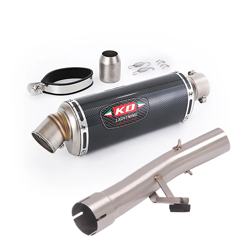 

Для мотоциклов SUZUKI GSF650 GSX650F 2007-2016 GSF1250 2007-2018: Средняя соединительная труба выхлопной системы, глушитель, нержавеющая сталь