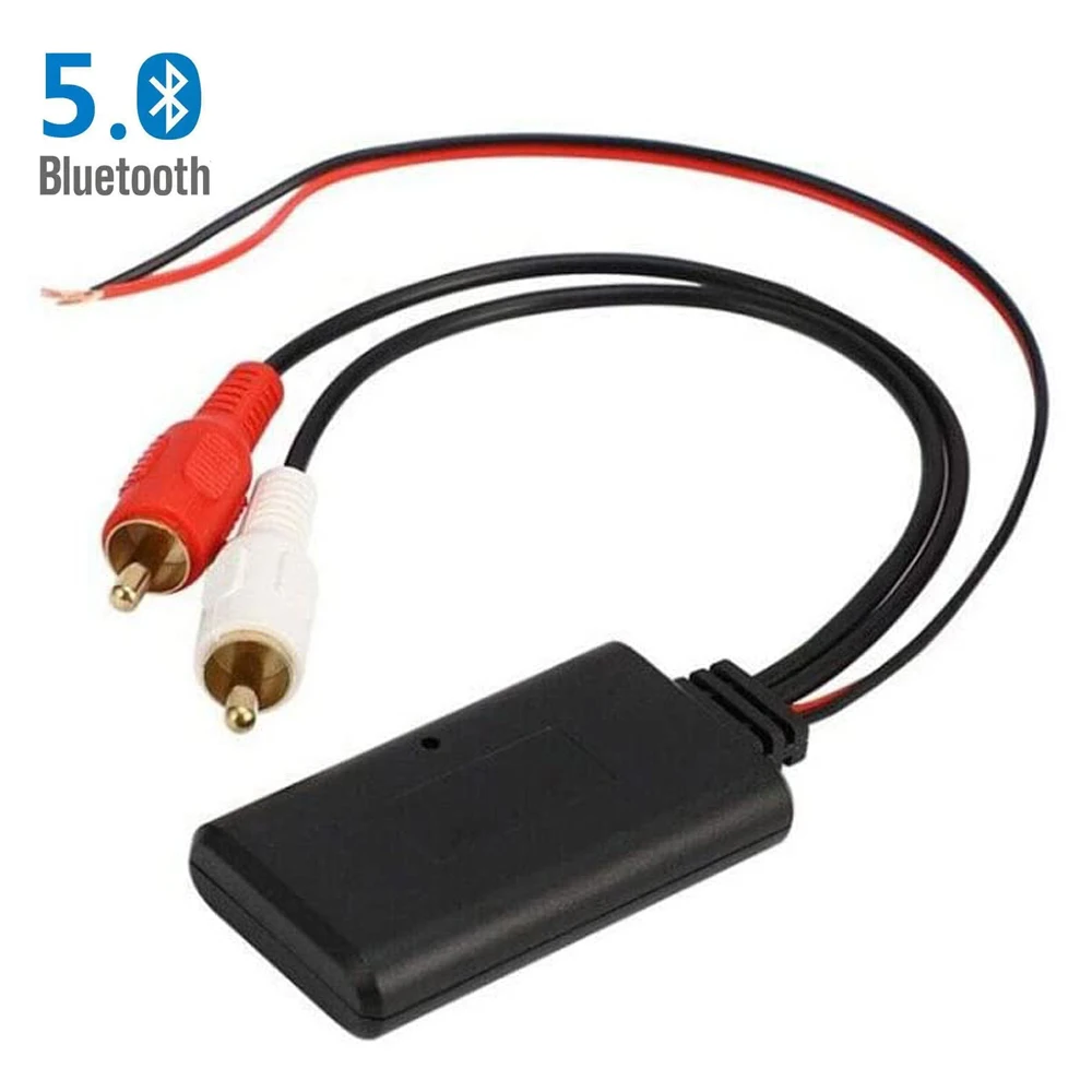 Universal Car bluetooth Wireless Connection Adapter Stereo 2RCA AUX IN Music MIC for Kenwood for Clarion