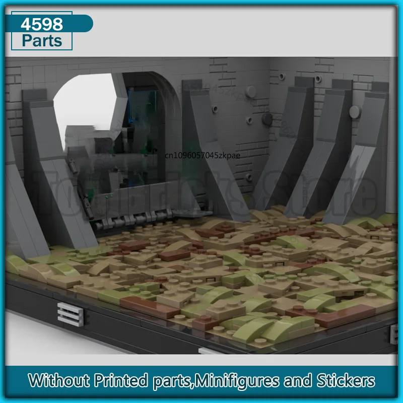 Space Movie Scene Base MOC Building Block Technology Bricks Model Sets DIY Assembly Display Collection Toys Architecture Castle