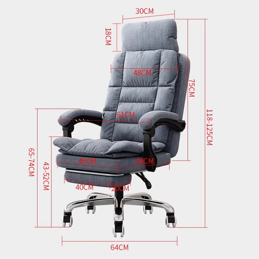 Aesthetic Comfortable Office Chair Modern Study Ergonomic European Office Cchair Nordic Luxury Cadeira Computador Furniture