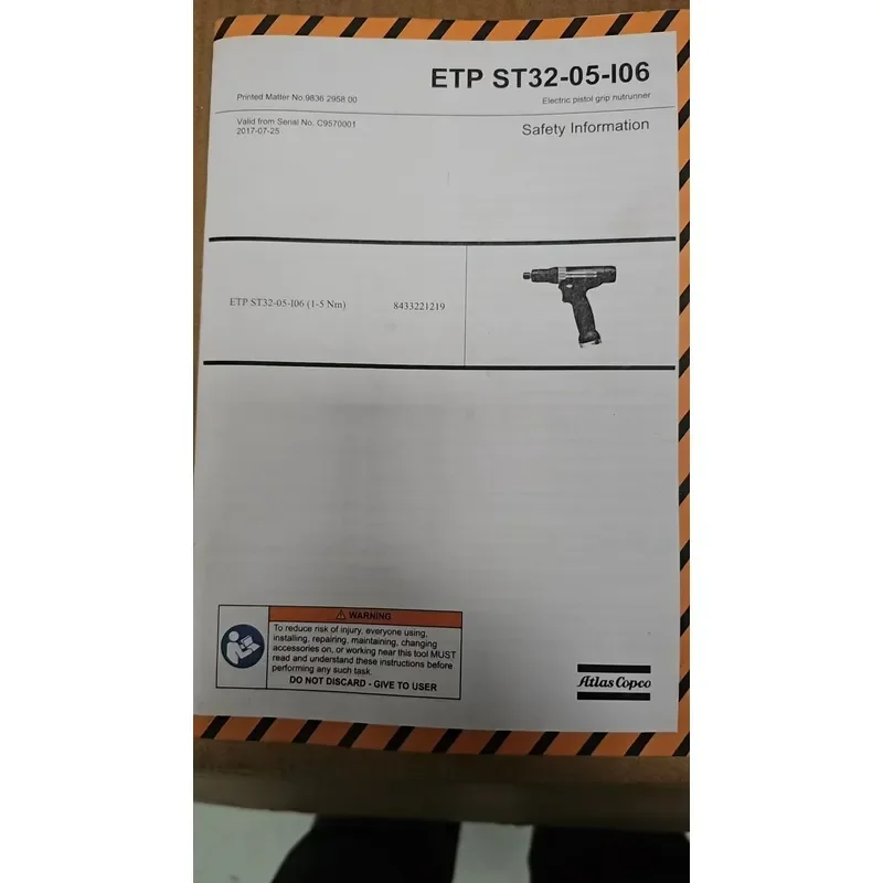 Latest Model for Atlas Electric Batch ETP ST32-05-106 New Replacement Part Industrial Automation Component High Quality