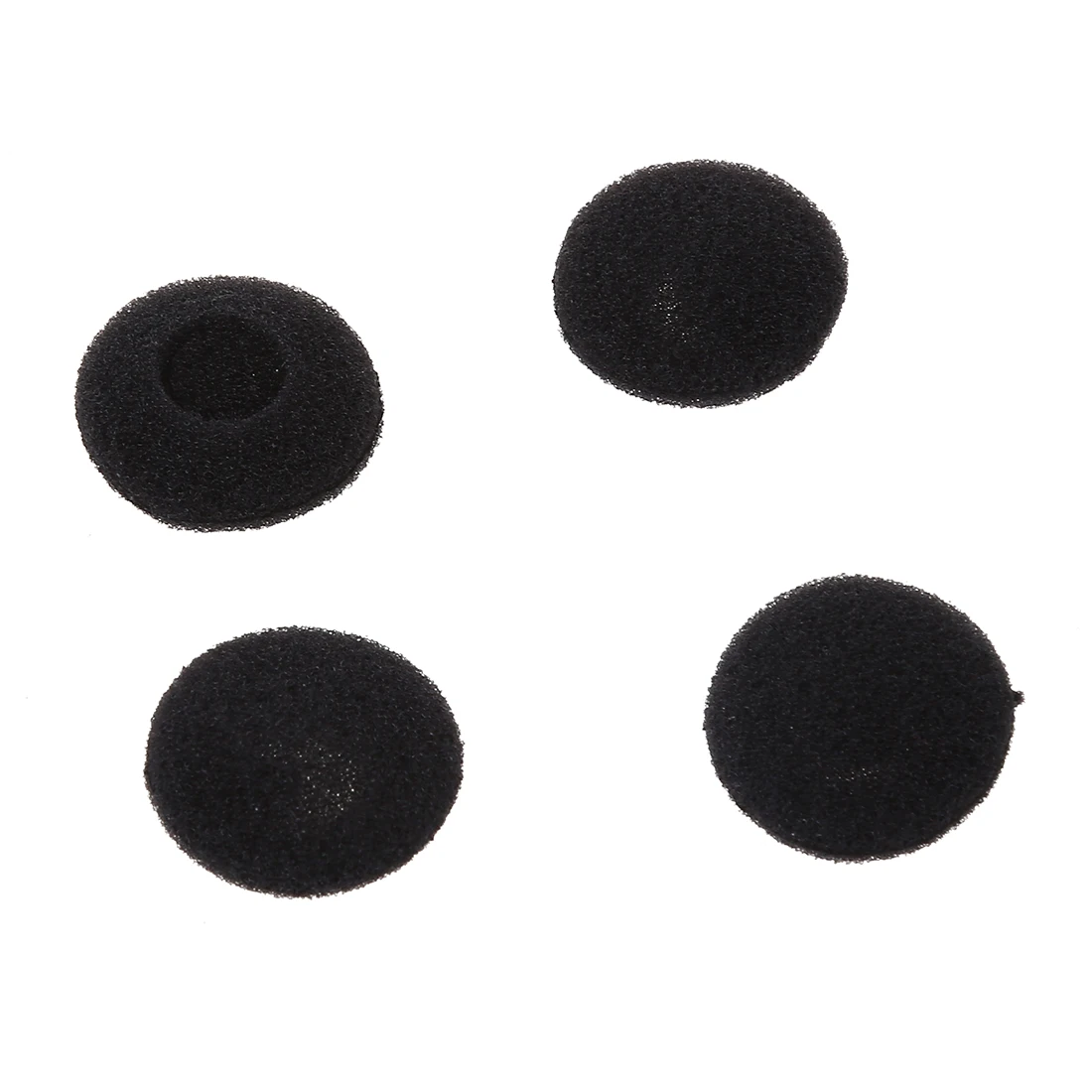 Fasdga-Esponja preta Earbud Headphone Cap, Ear Pads, Substituição Tampa, 100 pcs