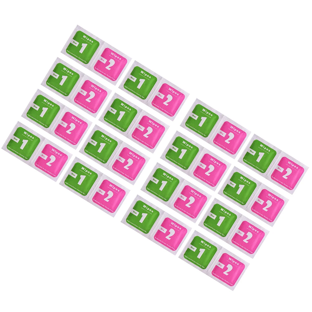 

200pcs 2 Bag Wet Dry Screen Cleaning Set Super Soft Microfiber Cloth Dust Oil Smudge Free Reusable For Phone LCD Glasses Optics