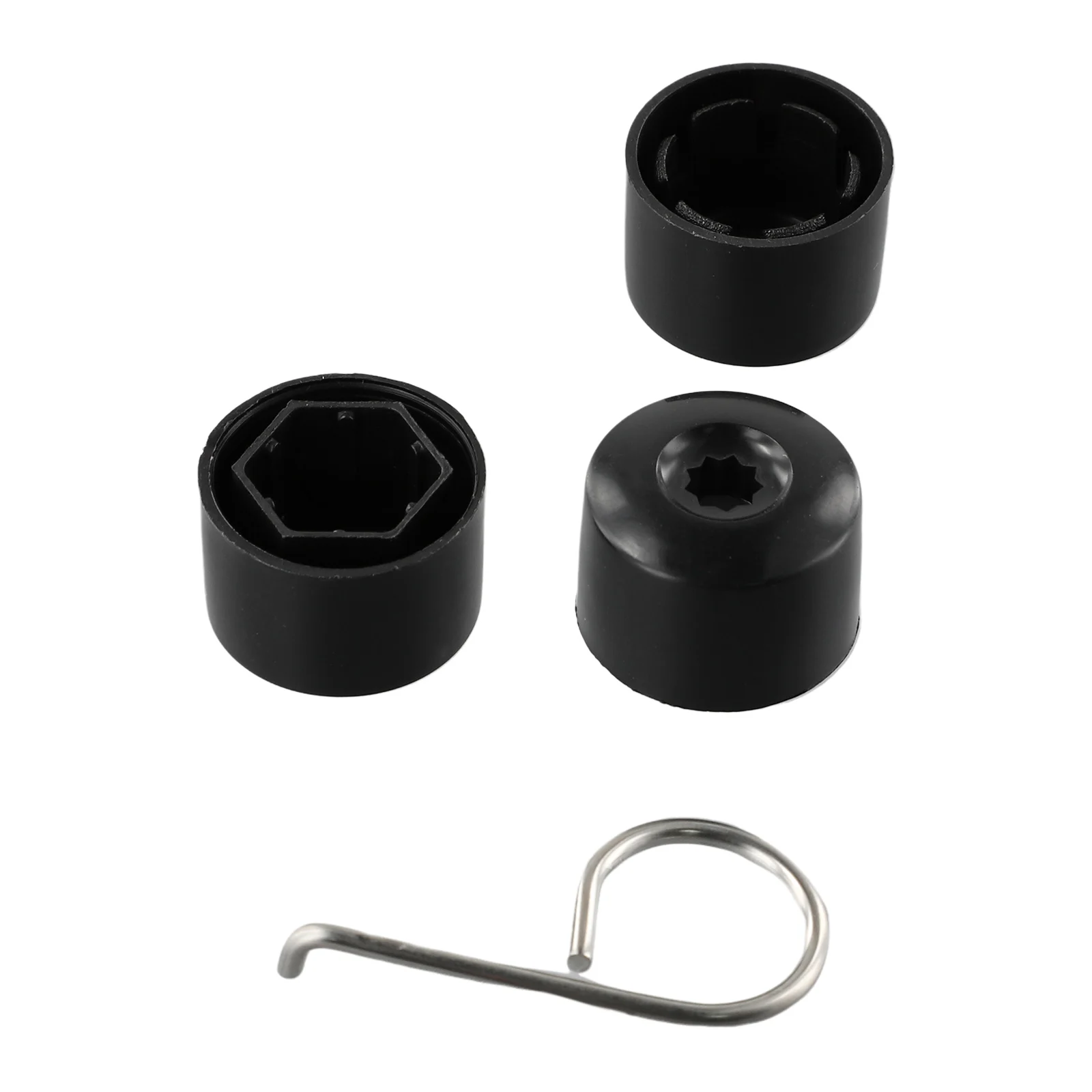 Set Of 20 For Golf Wheel Lug Nut Bolt Covers Black Cap OEM 1K06011739B9 30 X 21.2mm Car Replace Part