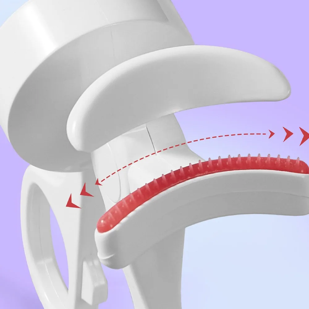 Recourbe-cils électrique portable avec dent de peigne, recourbe-cils métropolitain grand angle, curling longue durée, aste