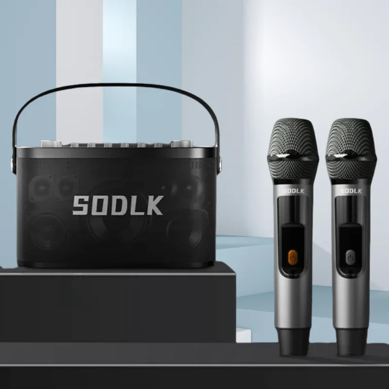 Sodlk S1271 Plus With Mic Professional Speakers 280W High Power Caixa De Som Outdoor Karaoke Square Dance Subwoofer Sound System