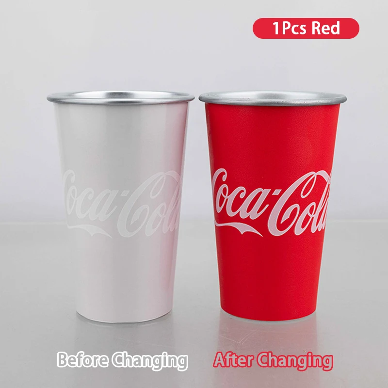 Cold-Discoloration Aluminum Beer Mugs Set 470ml