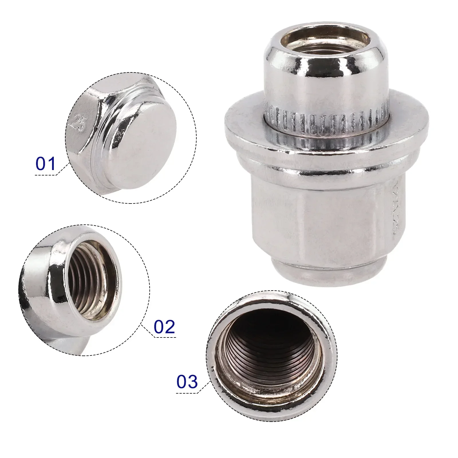 

Замените замена сломанного поврежденного колеса 40224-JK00A Колесная гайка Прочный и высокопрочный номер OEM: 40224JK00A