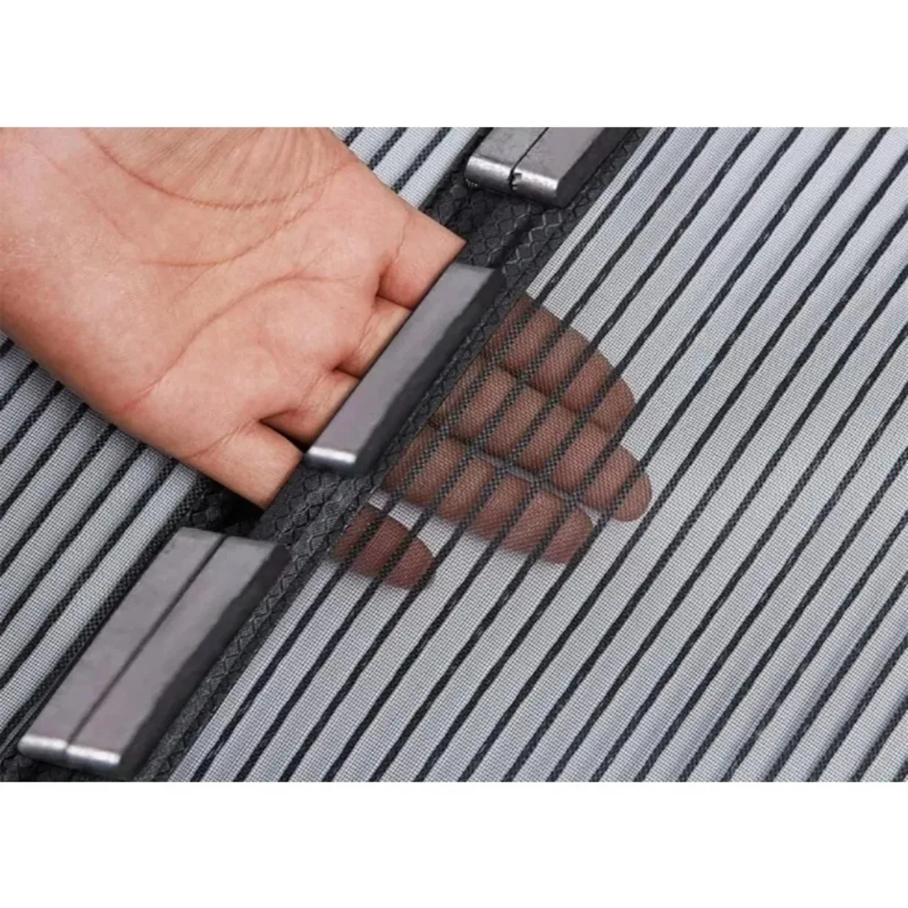 Free From Punching, Well Ventilated, Black Screen Door, Strong Magnetism, Diamond Mesh Material, Anti-Aging and Durable