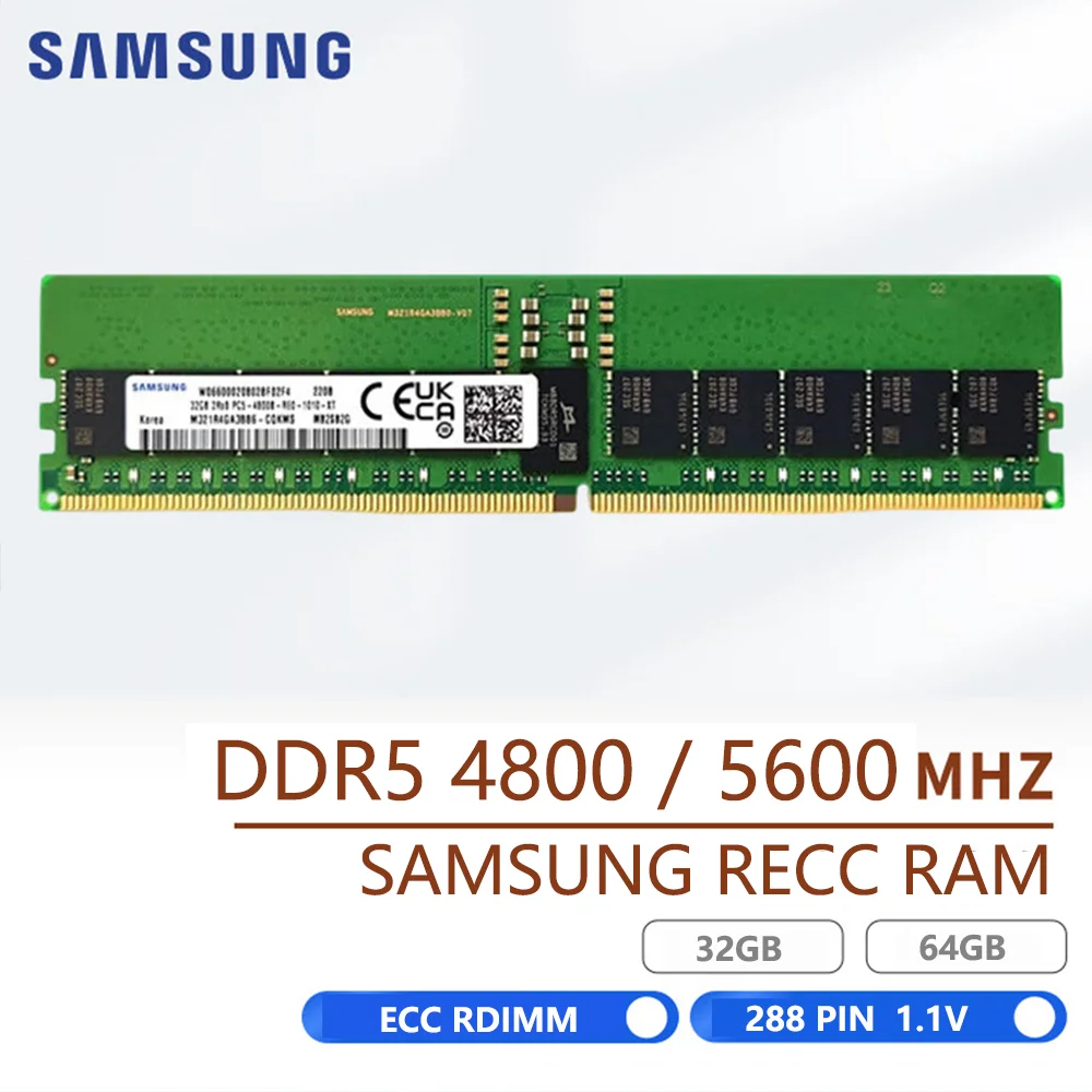 Samsung DDR5 32GB 5600MHz RAM: Real-World Performance in High-Load Server Environments