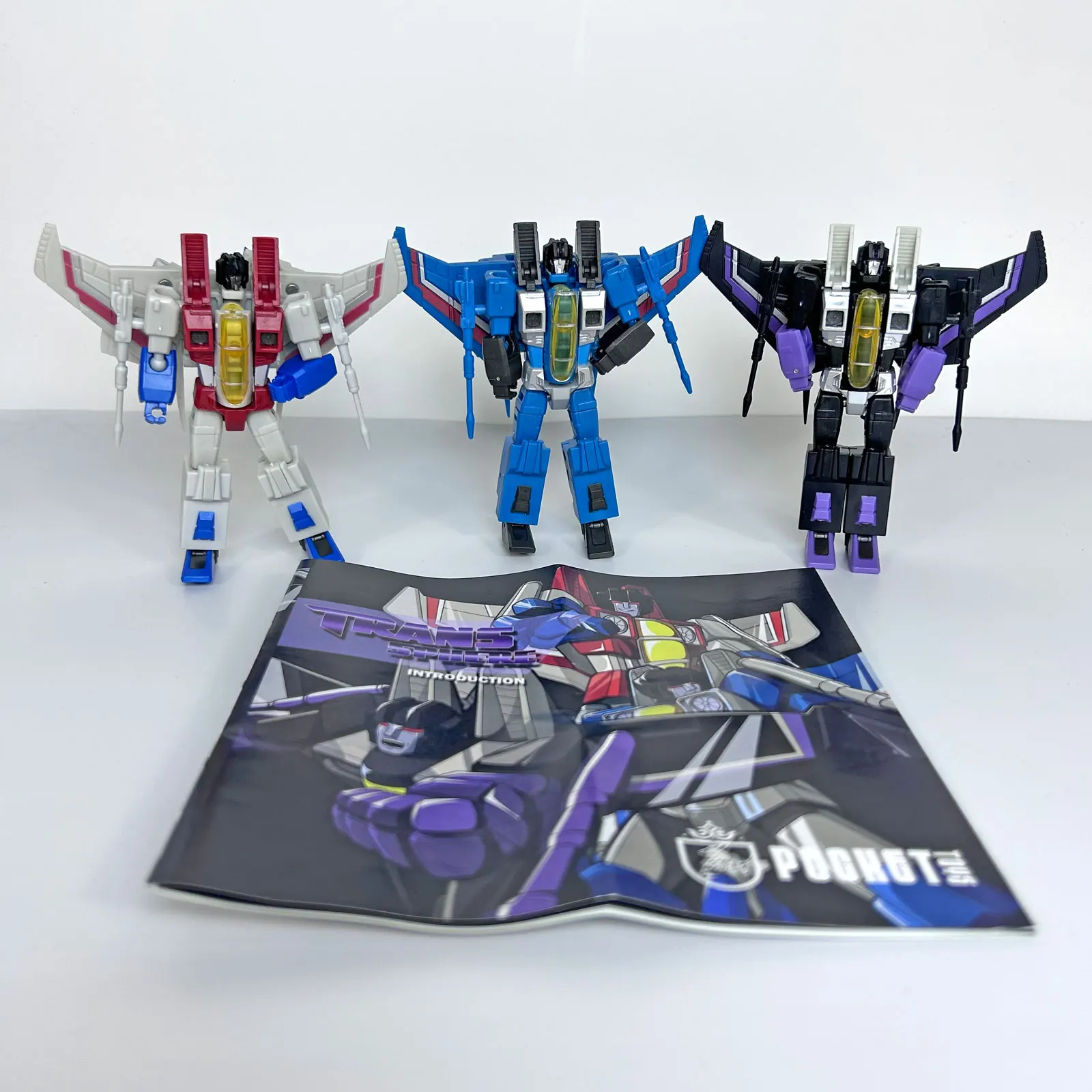 Starscream Skywarp Thundercracker Transformer Action Figure