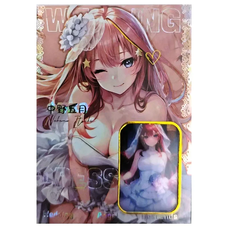 Anime Goddess Story Rare Film Refraction Foil Yor Forger Nakano Miku Yae Miko Toys for boys Collectible Cards Birthday Present