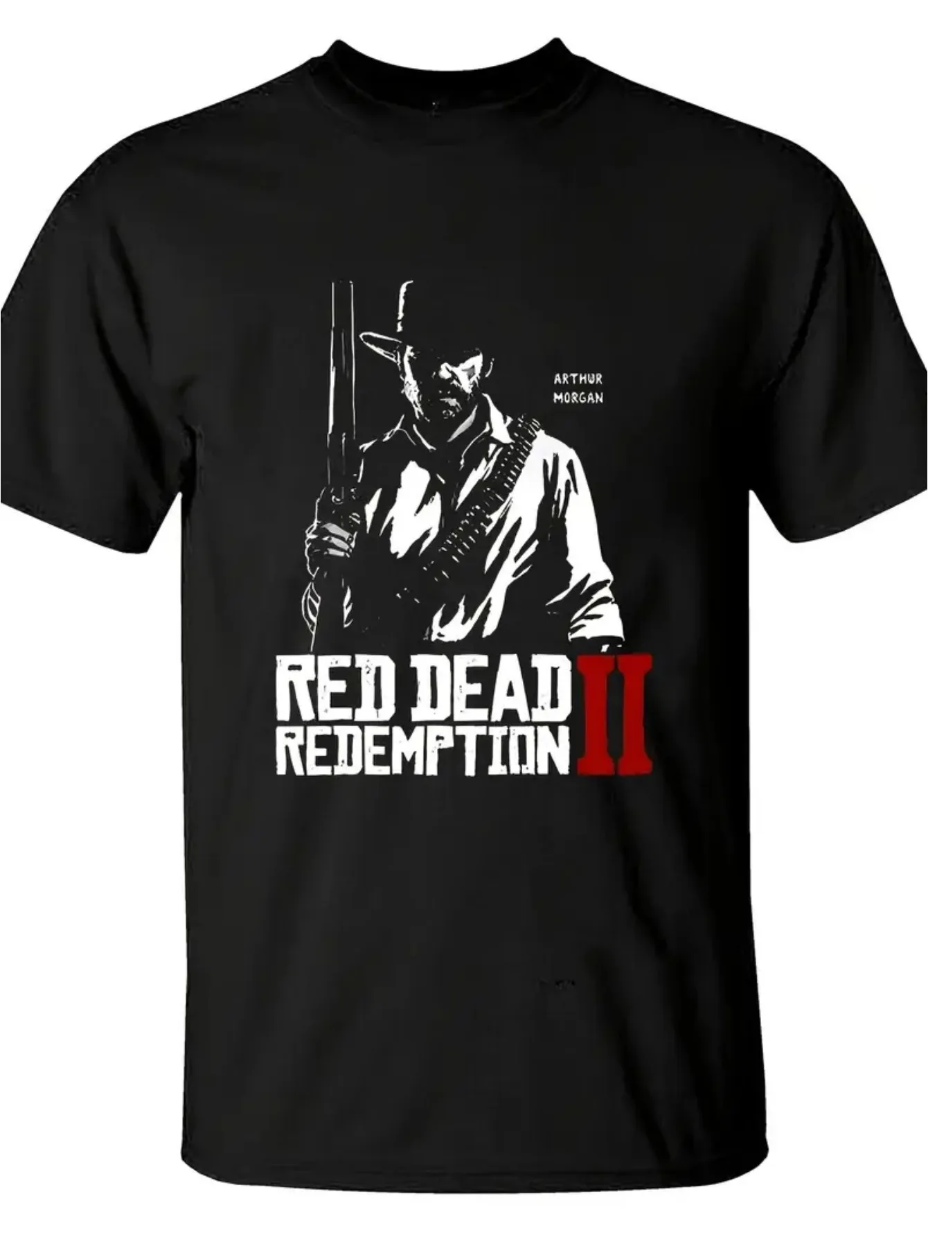 Мужская футболка 2024, повседневная футболка Arthur Mogrgan Red 2, спортивные топы с рисунком Dead, дышащая уличная одежда, S-5XL, Harajuku 18 Мужская футболка 2024, повседневная футболка Arthur Mogrgan Red 2, спортивные топы с рисунком Dead, дышащая уличная одежда, S-5XL, Harajuku 18