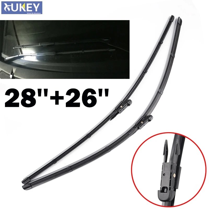 Xukey Windscreen Wiper Blades For Mercedes-Benz V-Class Vito Viano W639 Front Windshield 2007 2008 2009 2010 2011 2012 2013 2014