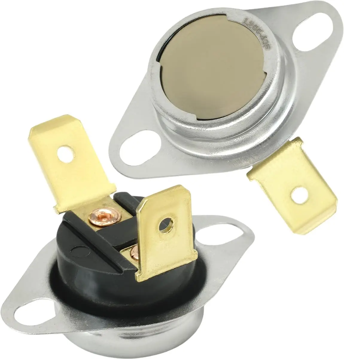 Black Bimetal Auto High Limit Thermostat 99C For Alliance Laundry Dryer Replacement Heating Element Safety Switch