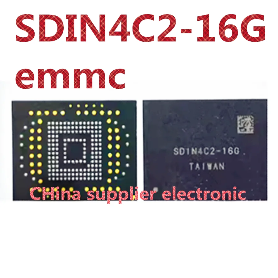 SDIN4C2-16G 169 ball emmc mobile phone hard drive IC chip font library second-hand planting ball