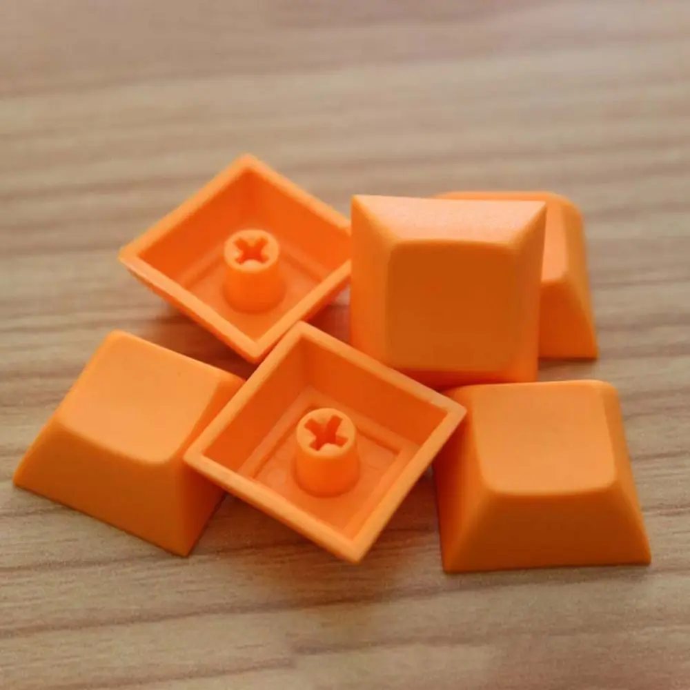 ปุ่มคีย์ตัวอักษรที่ไม่ซ้ํากัน DIY DSA Keycap หลายสีไม่แกะสลักคีย์บอร์ดหมวกทนทานสําหรับสวิตช์ MX ฝาครอบกุญแจเปล่า