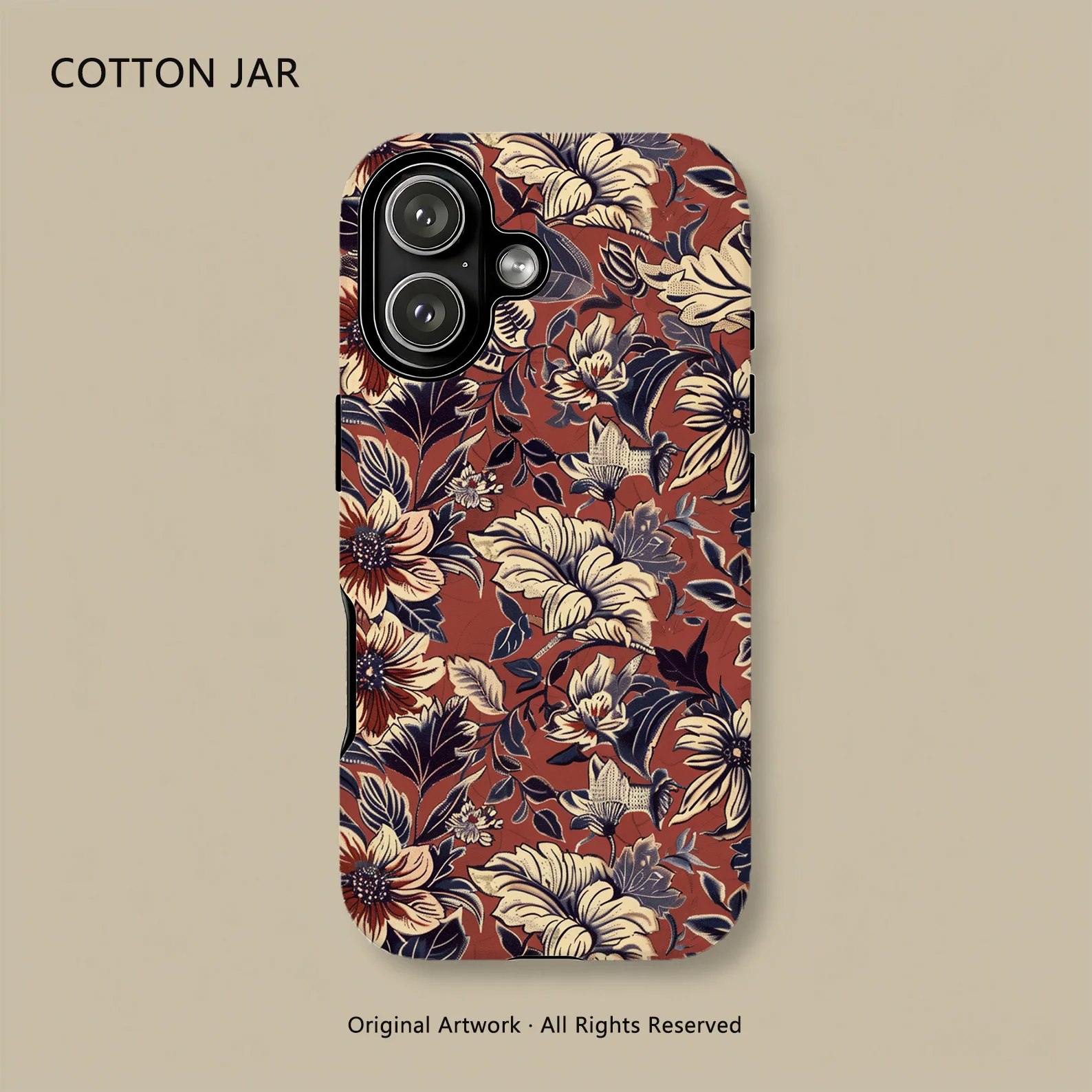 

For Magsafe 2 in 1 Flower Pattern Case For iPhone 12 Pro 13 14 Plus 15 16 17 Pro Max Luxury Magnetic Shockproof Phone Cover