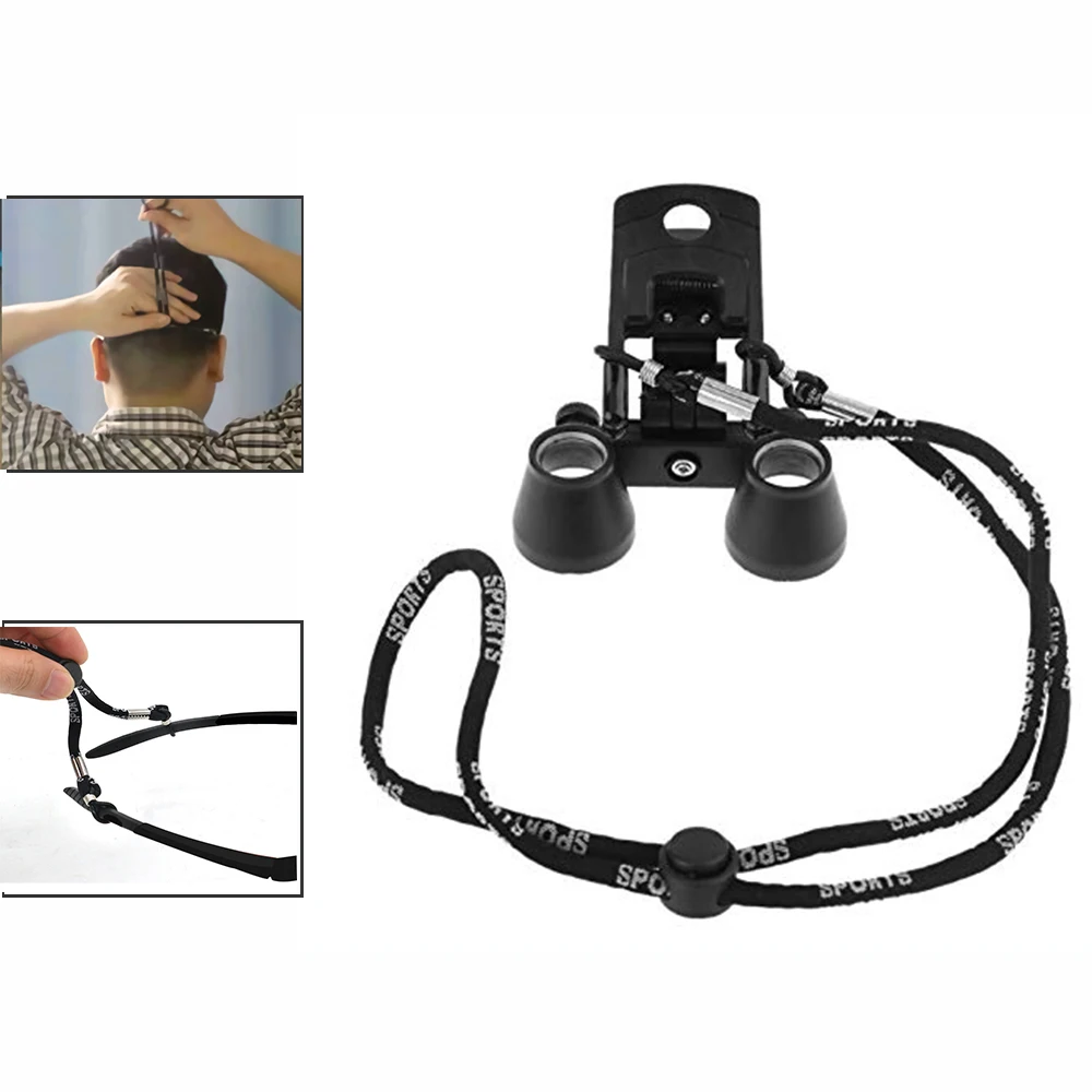 2.5X-3.5X Magnification Binocular Dental Portable Clip Loupe Surgical Magnifier Medical Operation Loupe Lamp