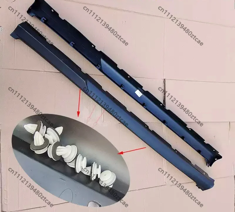 Side Skirt Rocker Panel Door Sill Lower Body Guard Fit EC180 EC200 EC3
