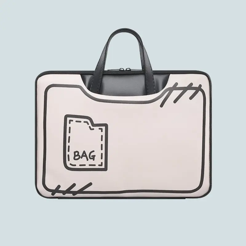 13/16in Korean Style Computer Bag Laptop Sleeve Computer Case Portable Commuting Handbag Ins Shockproof Ipad Pro Bag