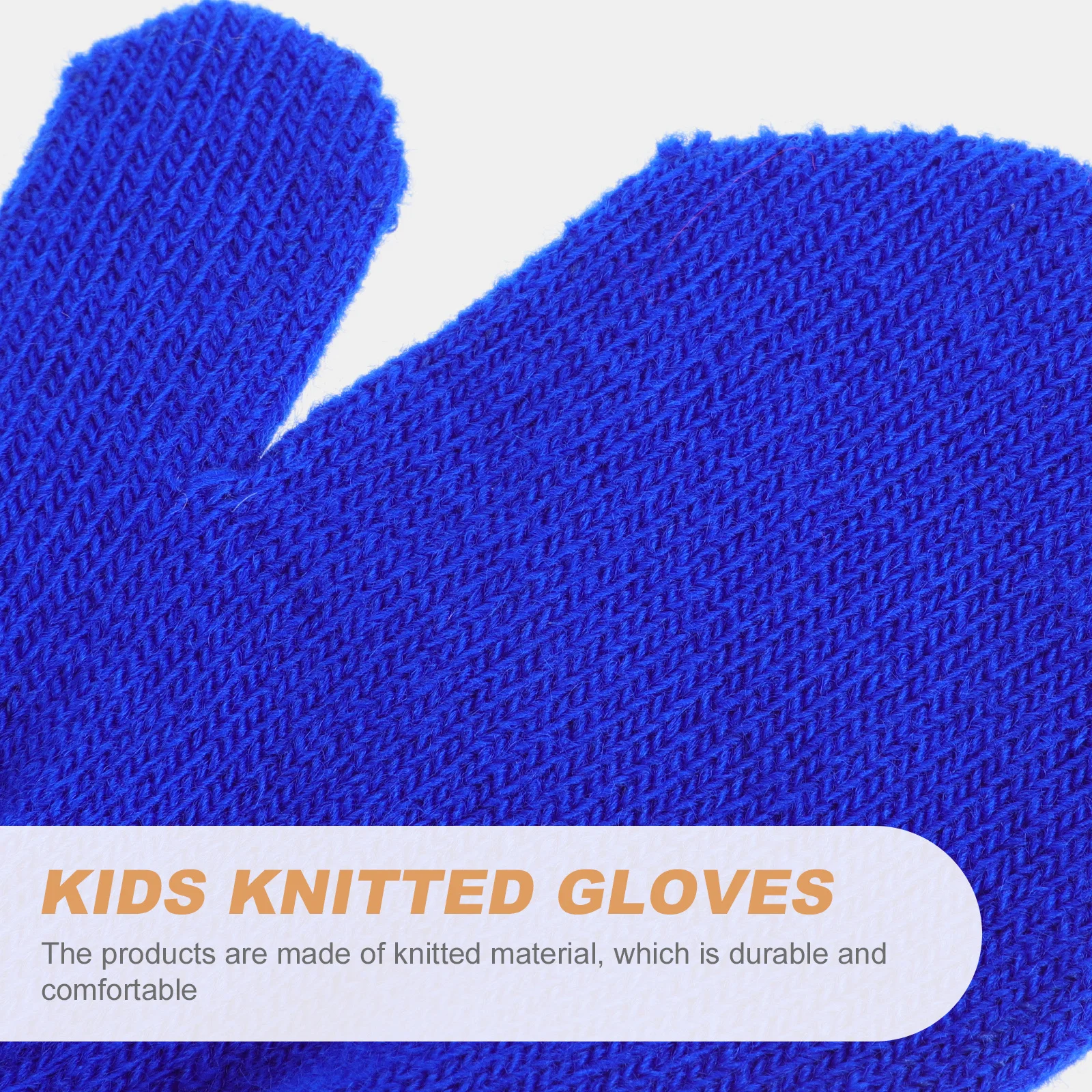 

6Pairs Kids Knitted Mittens Winter Warm Full Finger Comfortable Lightweight Outdoor Gloves for Children Cozy Winter Mitts
