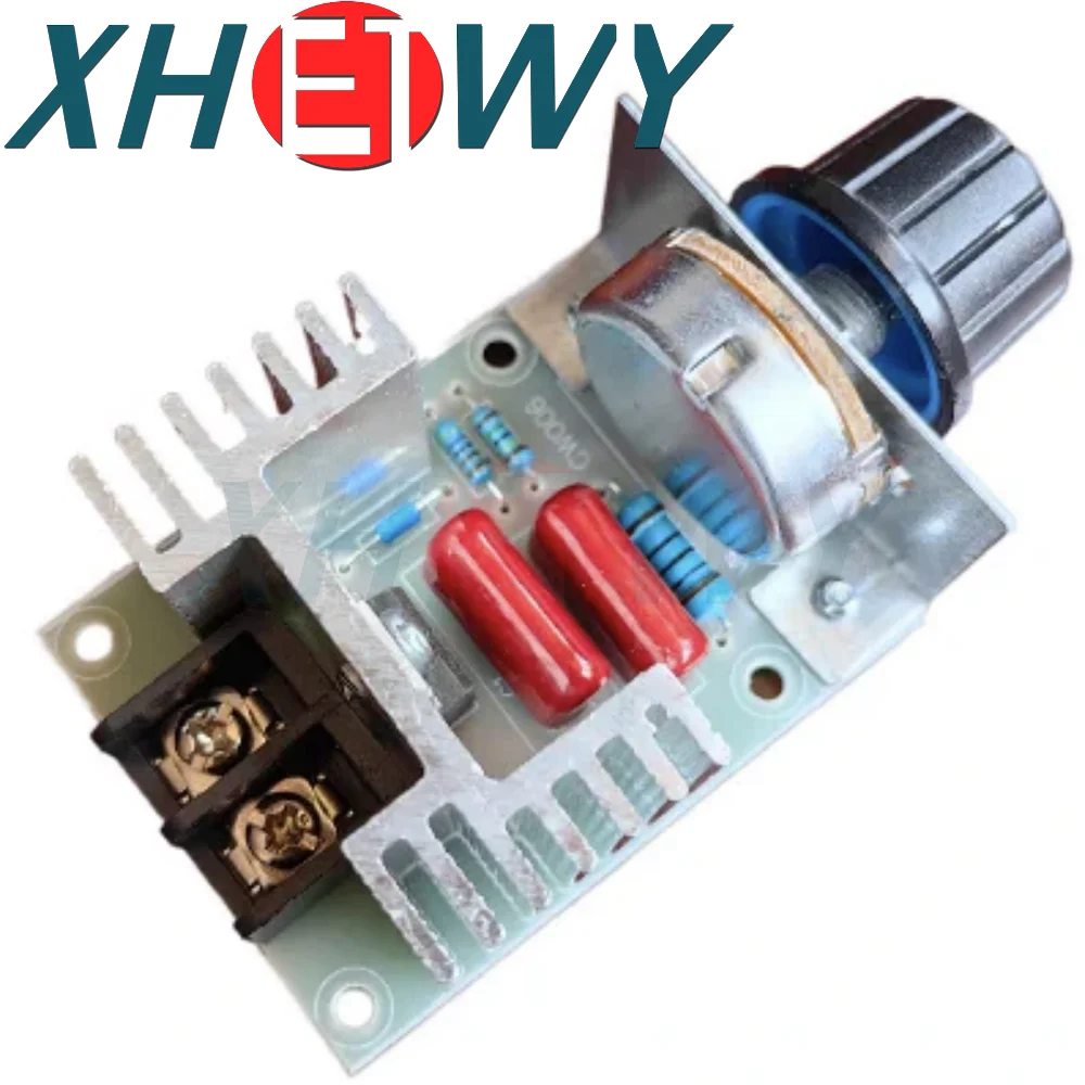 AC 220V 2000W SCR Voltage Regulator Dimming Dimmers Motor Speed Controller Thermostat Electronic Voltage Regulator Module