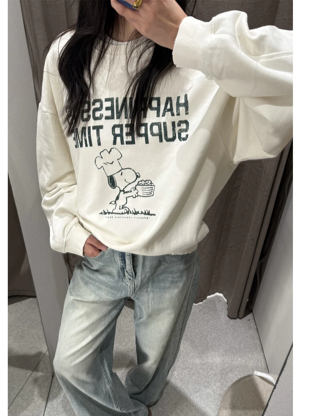 

Женская толстовка с круглым вырезом и принтом в стиле Fall Fashion, облегающая, с длинными рукавами, в университетском стиле