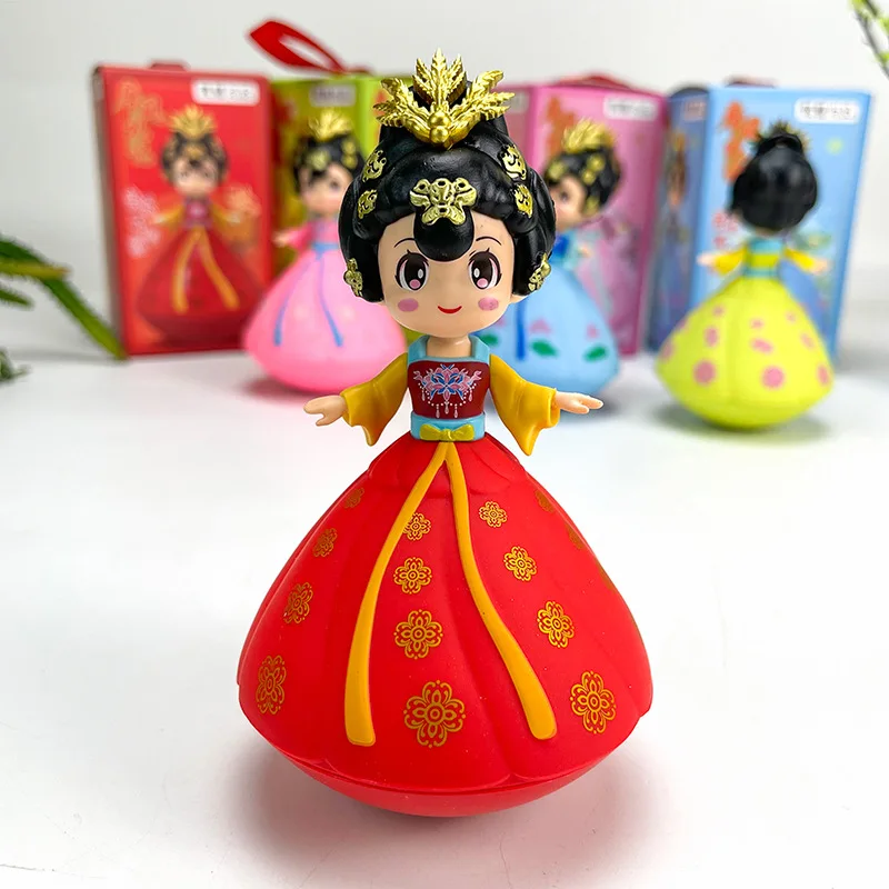 

Tumbler Music Doll Ancient Beauty Statue Creative Home Decoration Interesting Doll Ornament Suitable as a Gift for Friends