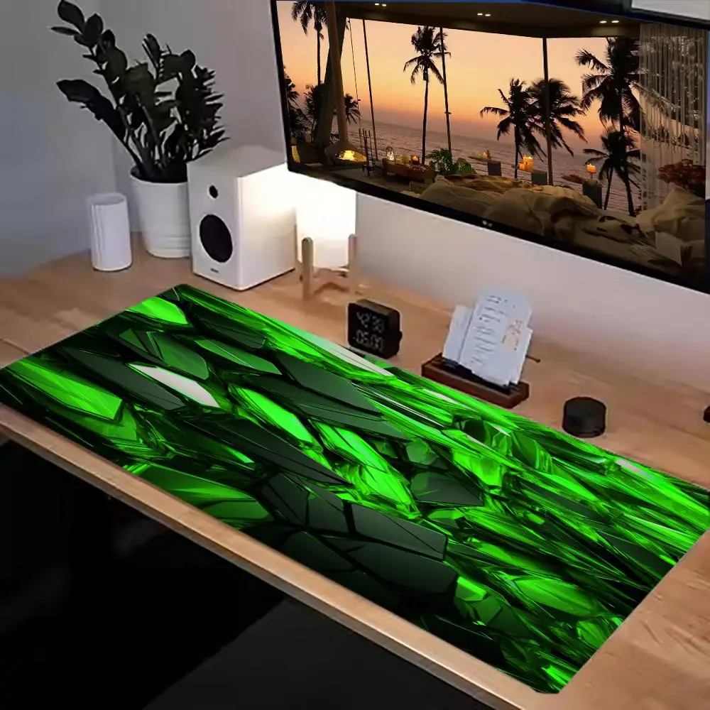 

Gem inspired gaming oversized desk mouse pad extra large lock edge mouse pad for gaming computer keyboard and desk