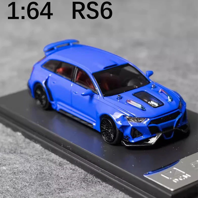

Литая под давлением оригинальная модель из сплава RS6 в масштабе 1:6, имитация классического украшения, хобби, сувениры, коллекция подарков, статический дисплей