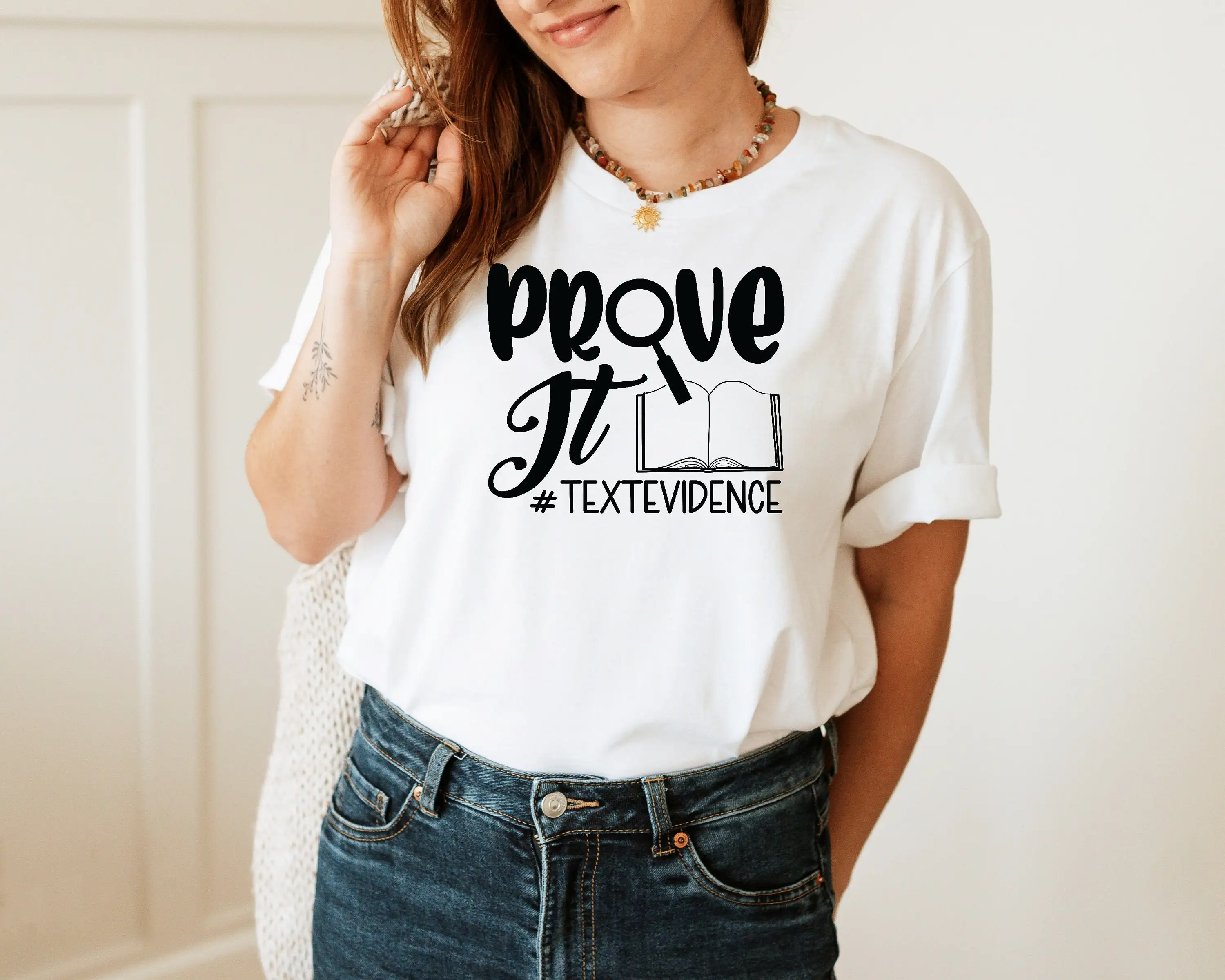 Prove It T Shirt Funny Teacher Inspirational Cute Positivity Student Motivate Trendy