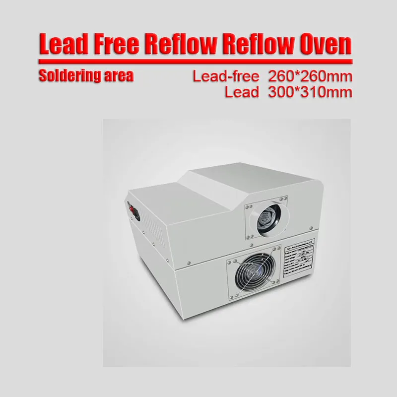 

PUHUI T-937 Lead-Free Reflow Oven 2300W Desktop Infrared IC Heater Reflow Soldering Hot Air BGA SMD SMT Accurate Temperature