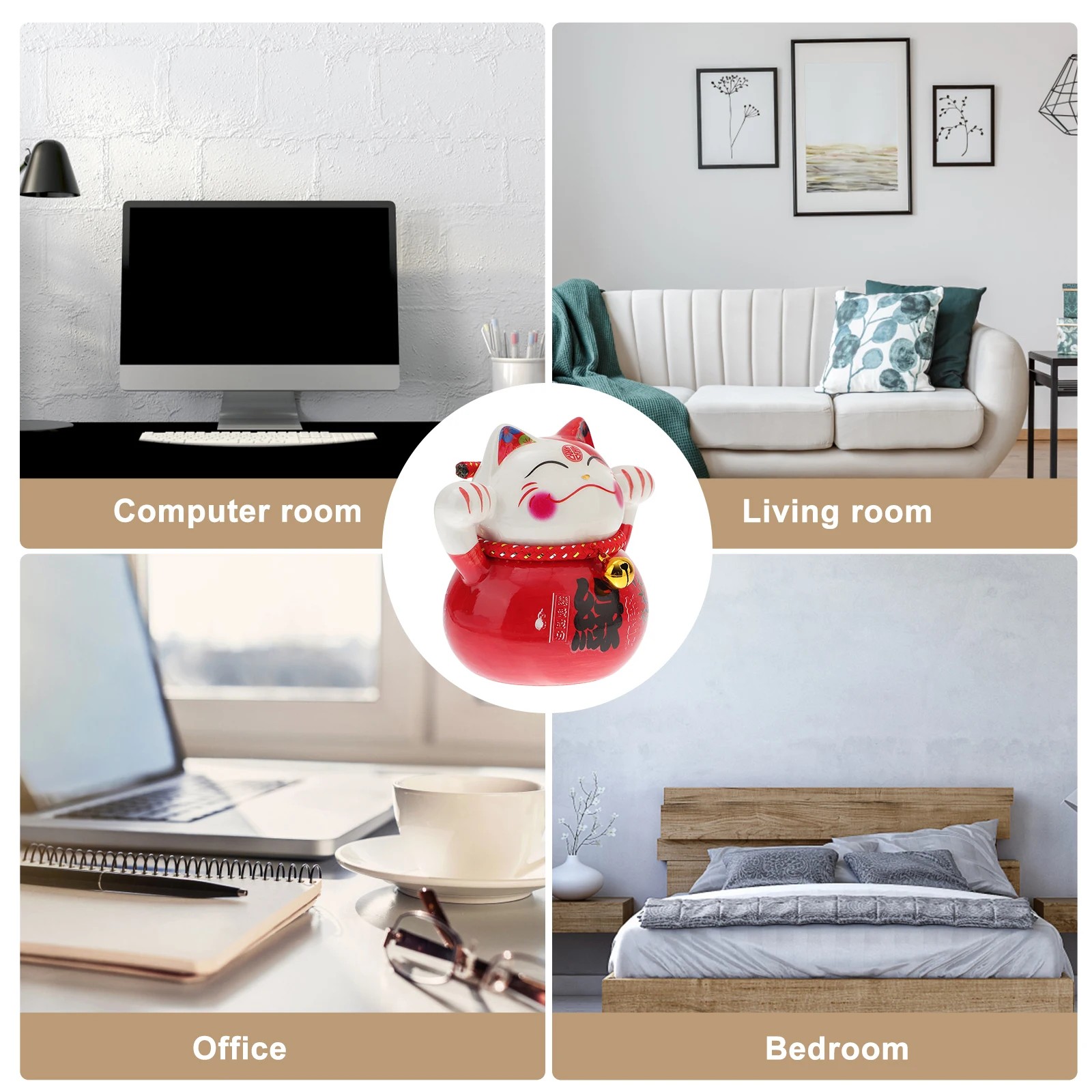 

Piggy Bank Home Saving Pot Gift Ceramics Lovely Ornament Money Child Decorations