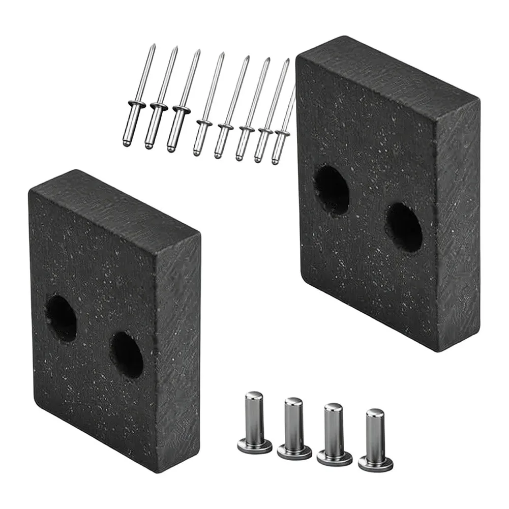 Brake Kit 761-05007 For Troy-Bilt Cub=Cadet Mowers 2pc Metal Deck Brake Pads Rivets Included Enhanced Safety Performance