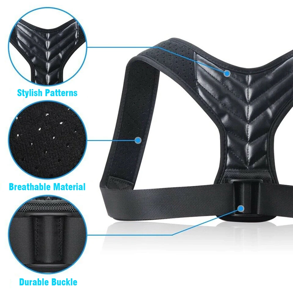 1PCS Posture Corrector for Men Women - Stylish & Discreet Ergonomic Back Straightener Brace for Proper Posture and Spinal Pain view 3