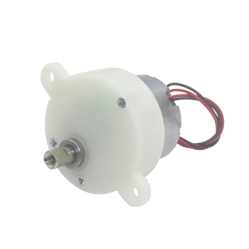 JS-30 motor 6v micro gear motor eccentric low speed 5RPM 100RPM plastic gear mute gear reducer