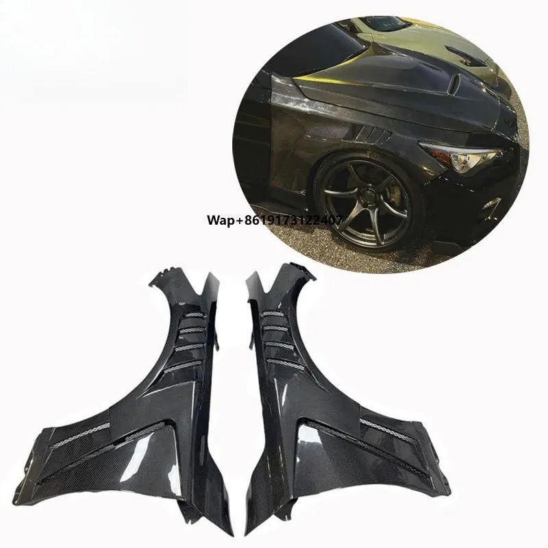 

Carbon Fiber Fenders Flares for Infiniti Q50 2014-2021 Upgraded Q50 Carbon Fiber Fenders