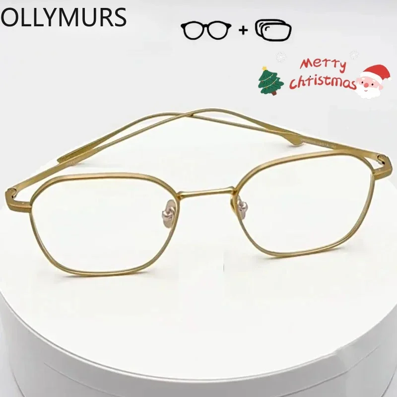 

KIZN Computer Eyeglasses Prescription Glasses Women Men Fashion Polygon Myopia Frame Photochromic Anti Blue Light Eyewear